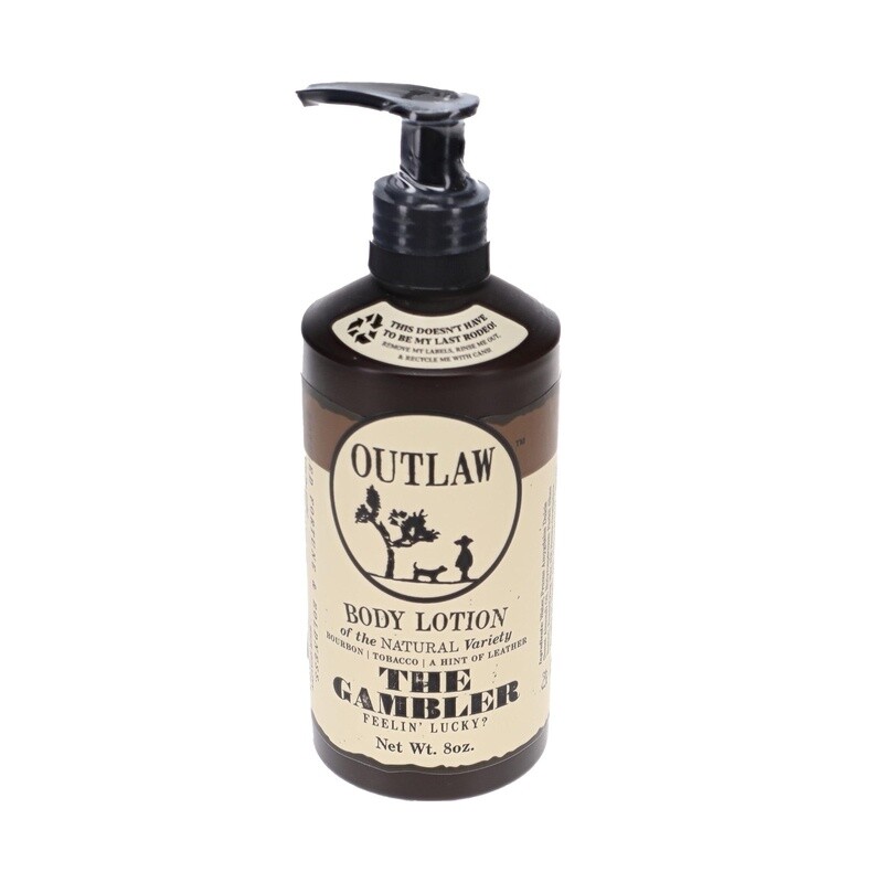 Outlaw Body Lotion, Scent: The Gambler