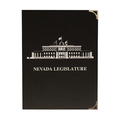 Nevada Legislature Pad Holder, Nuba Black (2 Options)