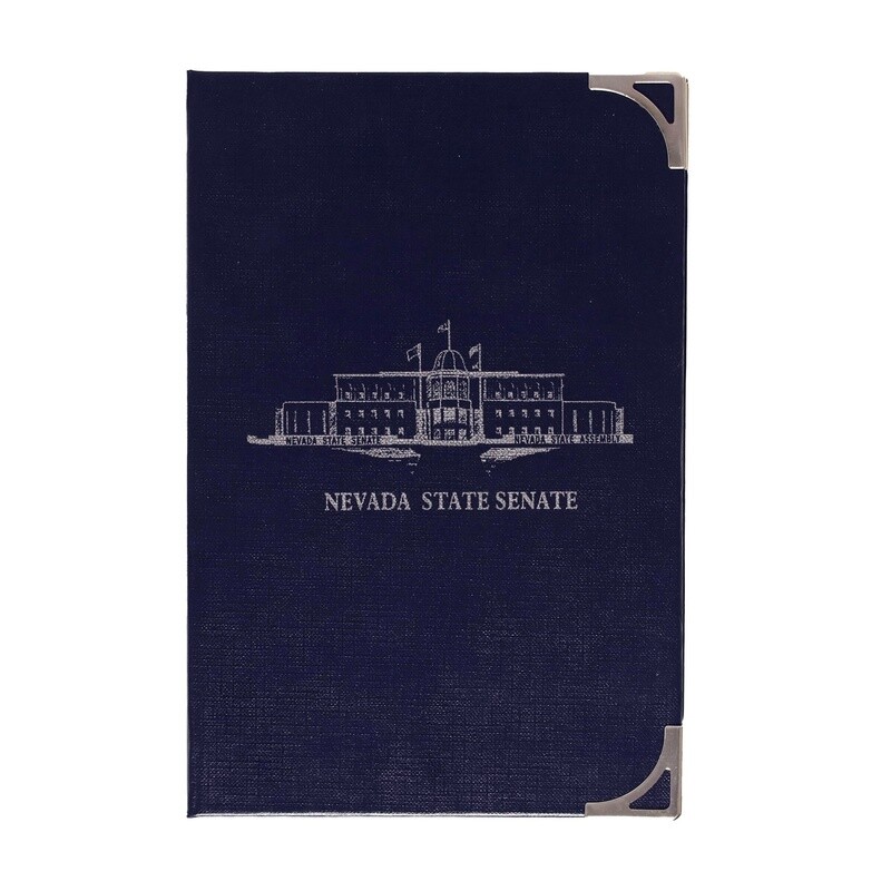 Nevada State Senate Pad Holder, Navy Blue (2 Options)