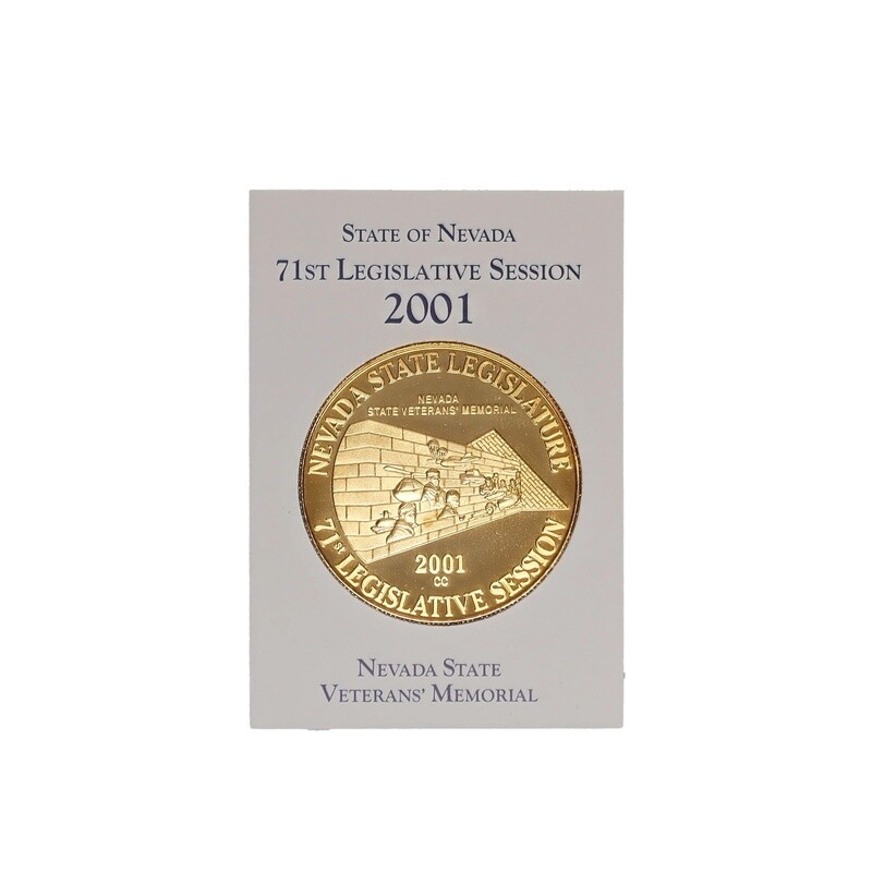 2001 Session Medallion - Bronze
