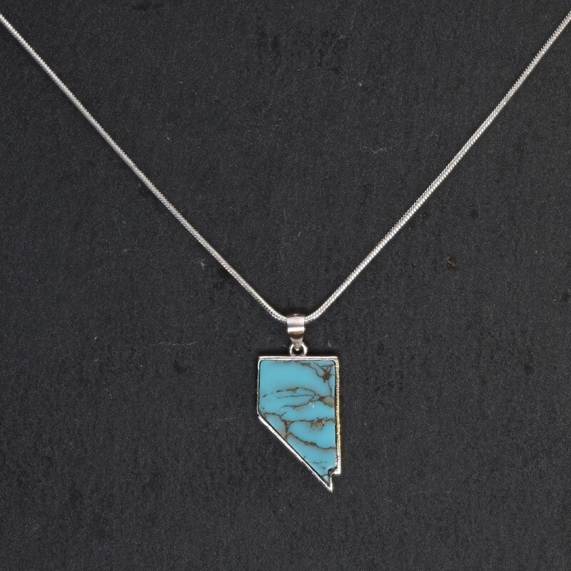 Turquoise Nevada Necklace, Large