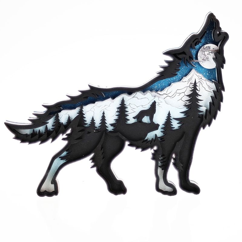 Layered Wolf, Extra Small