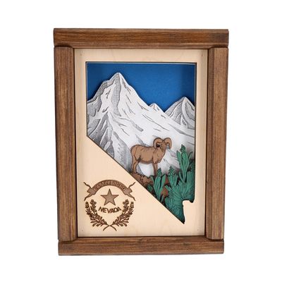 Nevada State Art Big Horn