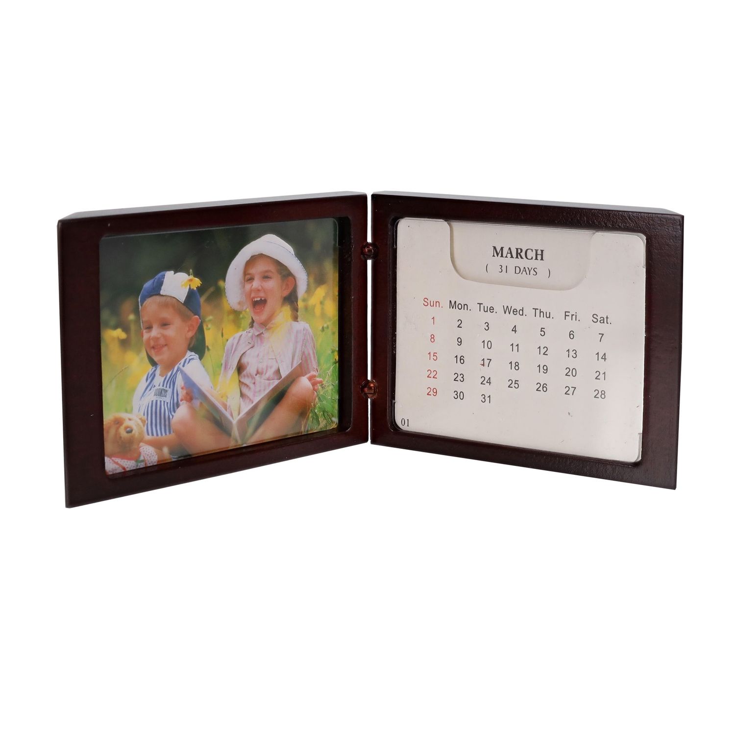 Standing Desk Calendar/Frame with Seal