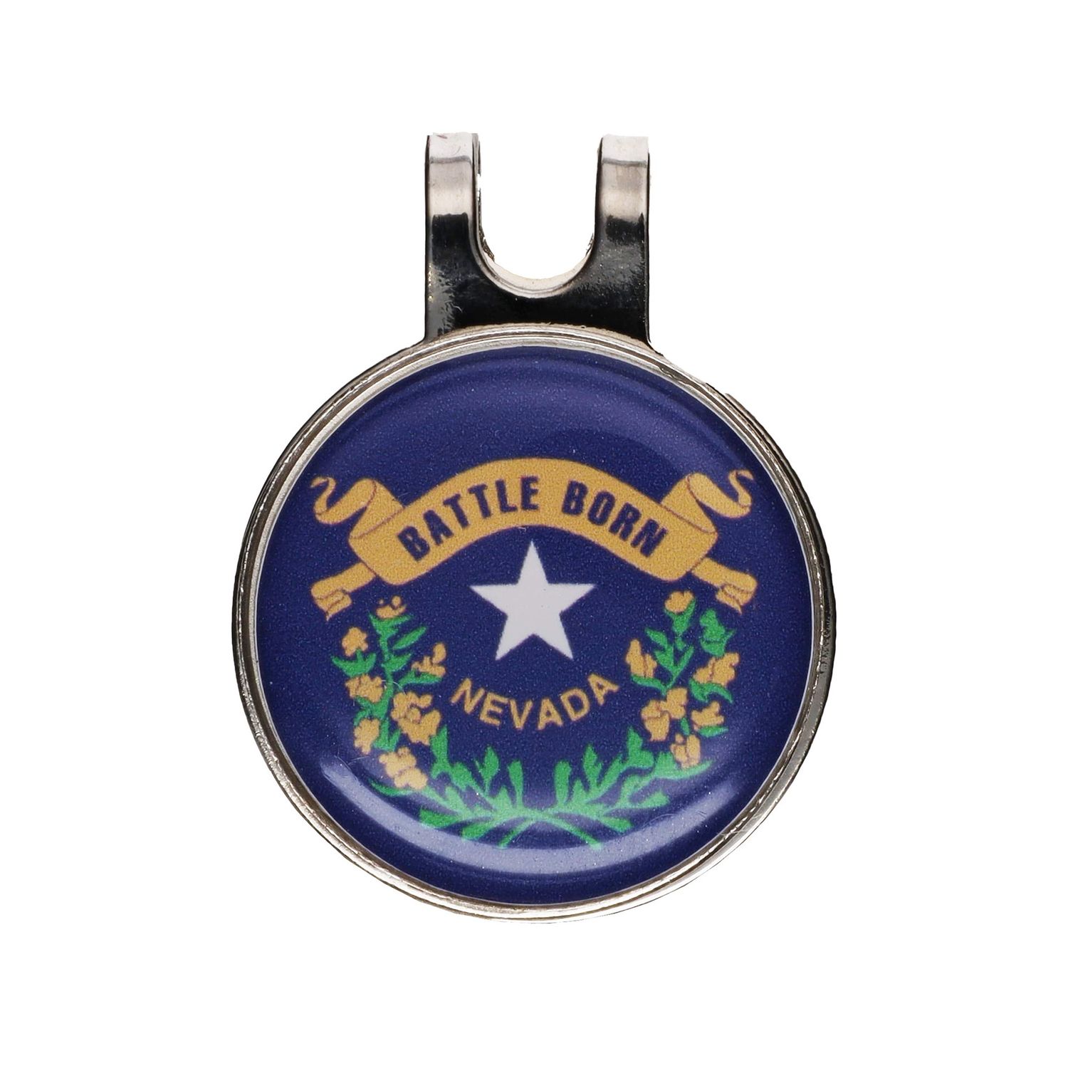 Golf - Ball Marker Hat Clip - Battle Born