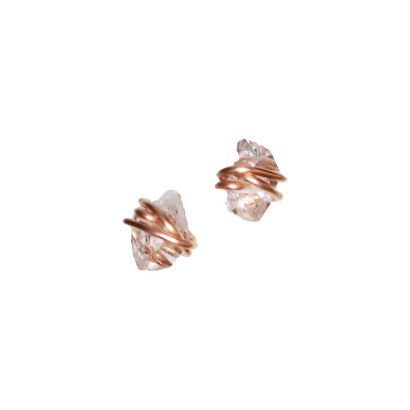 Herkimer Diamond Stud Earrings