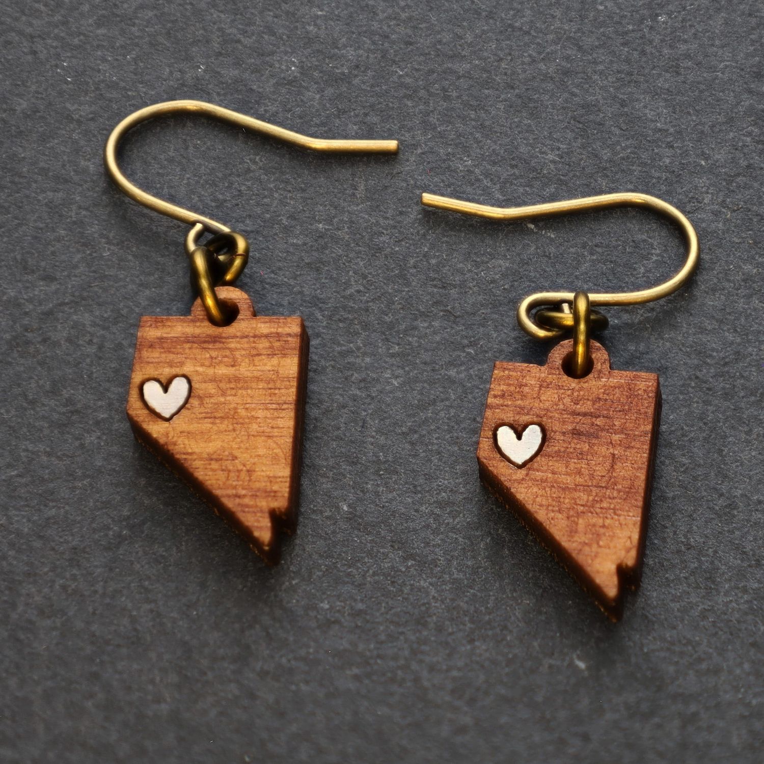 Nevada Dangle Wood Earrings