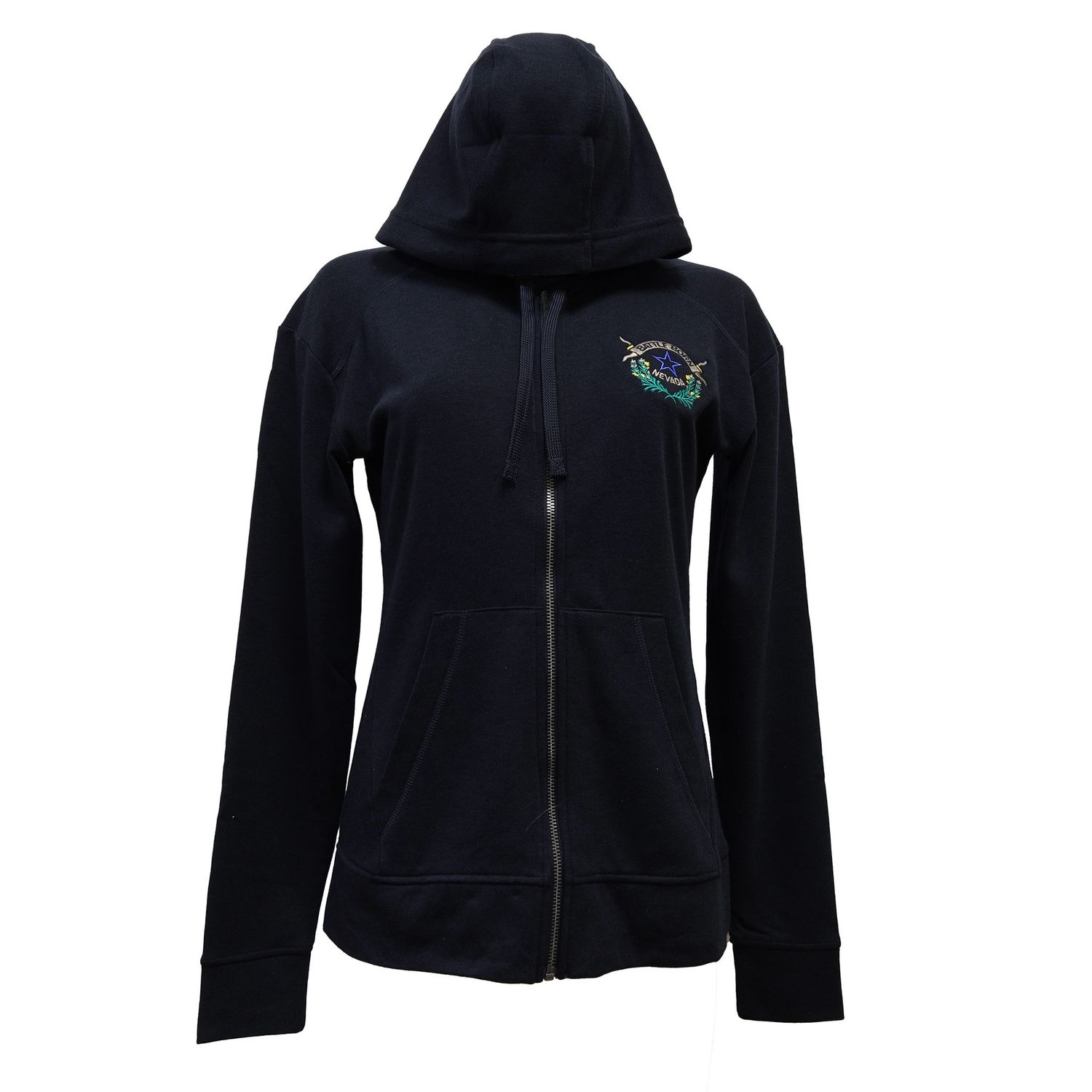 Ladies Tri-Blend Wicking Fleece Full-Zip Hooded Jacket, Size: Small
