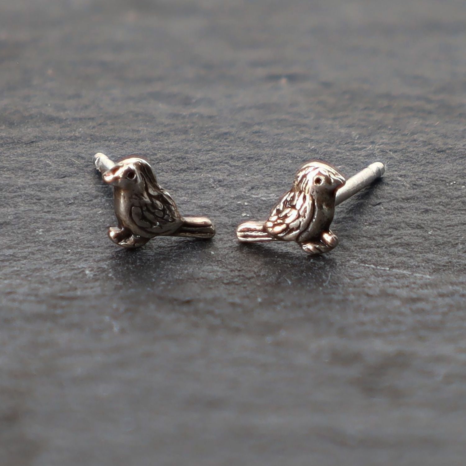 Silver Bird Earrings