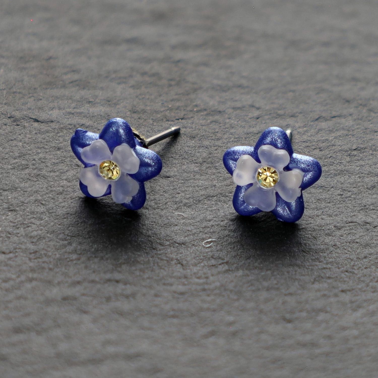 Columbine Lucite Post Earrings