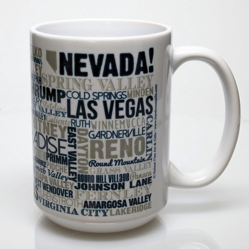 Cities of Nevada State Mug