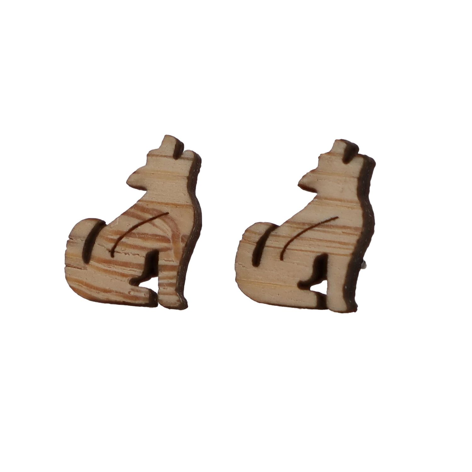 Coyote Bamboo Earrings