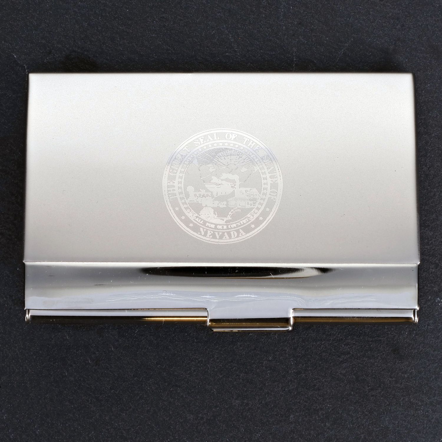 Satin Finish Curved Card Holder