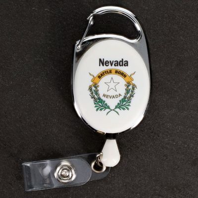 Battle Born Carabiner Badge Reel