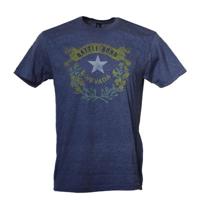 Battle Born T-Shirt - Heathered Navy