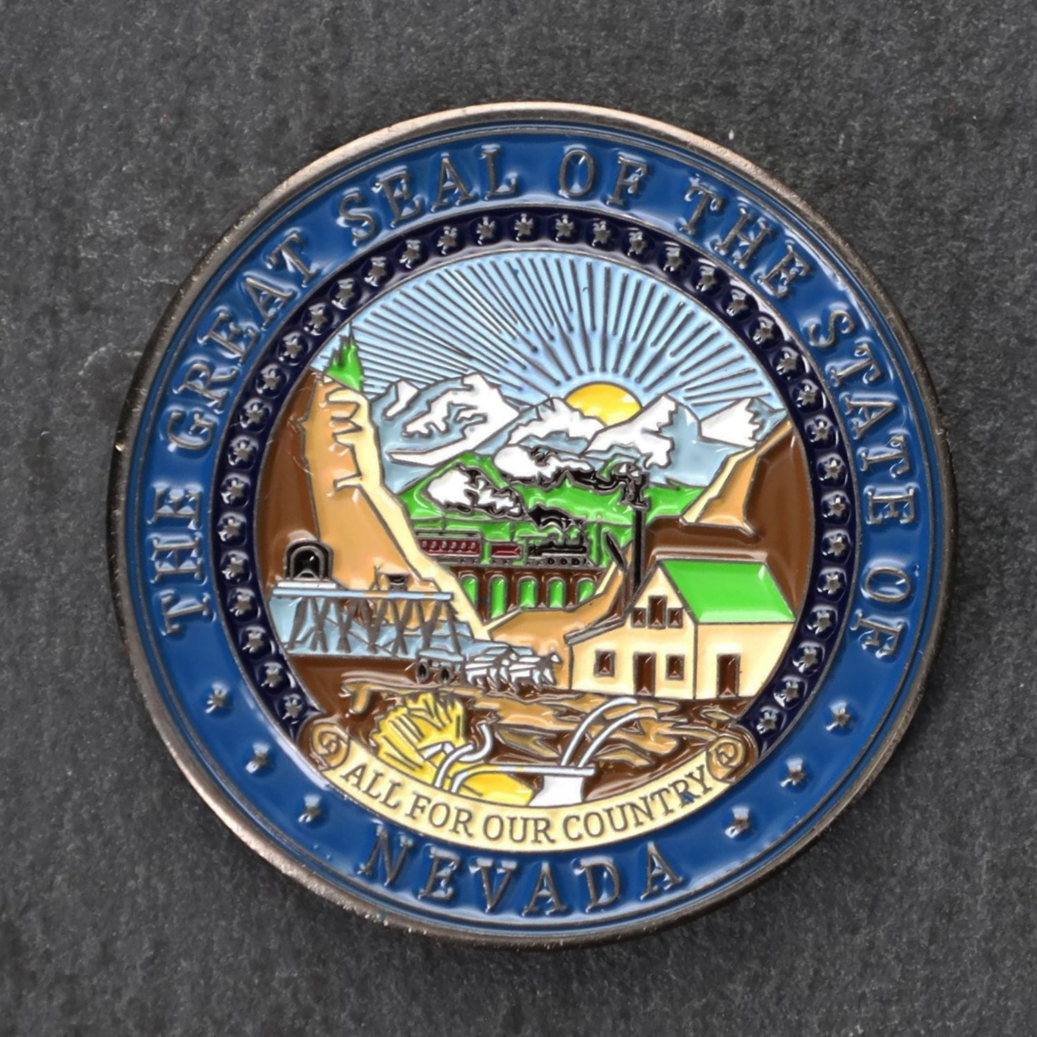 State Seal Challenge Coin