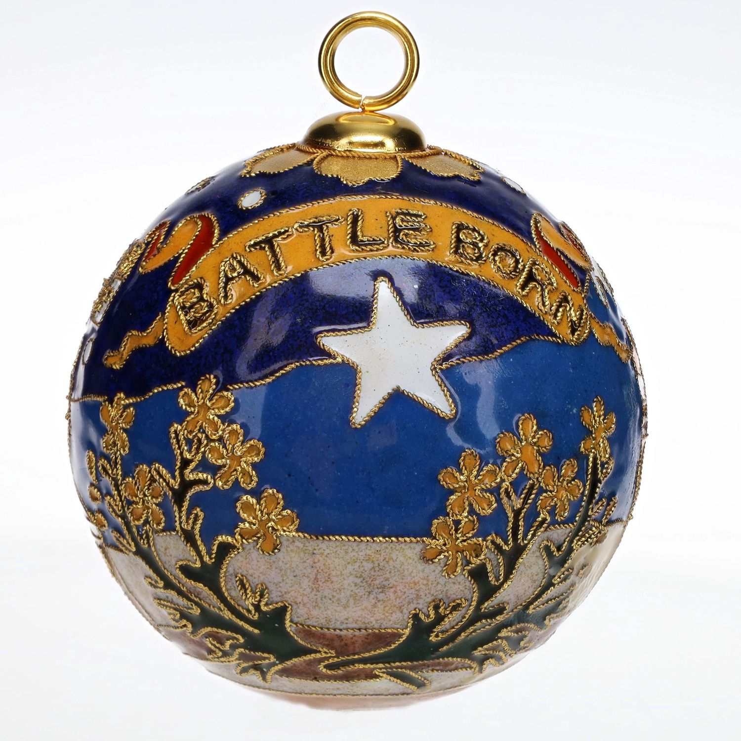 Panoramic Cloisonné Ornament