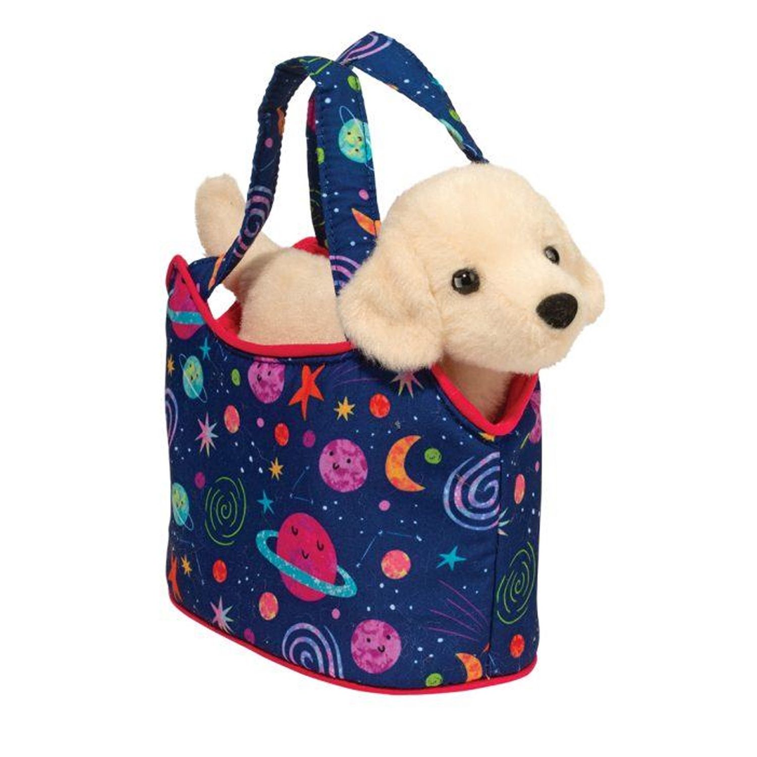 Cosmic Swirl Sassy Sak w/ Golden Lab