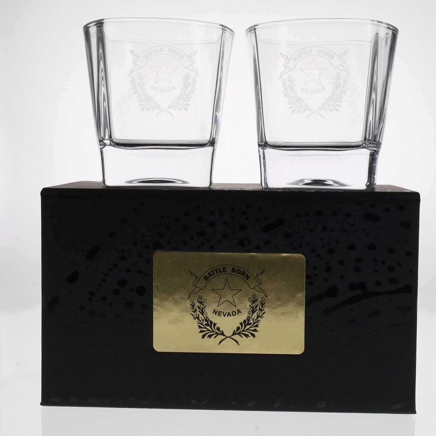 Whiskey Glass Box Set w/ Branded Box