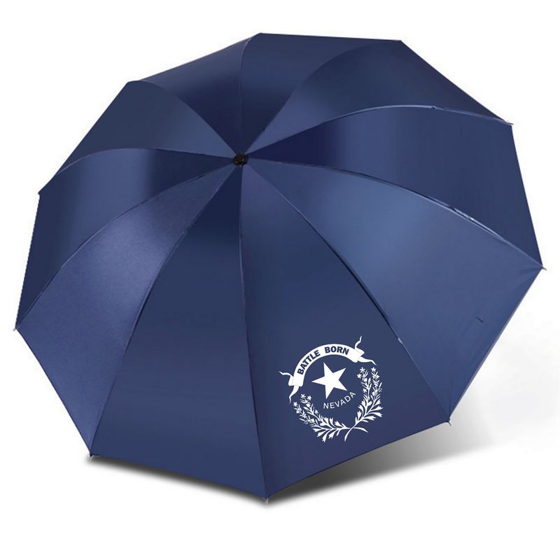 Battle Born Travel Umbrella, Blue