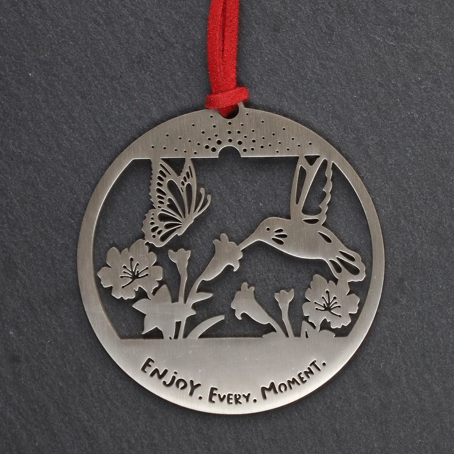 Hummingbird Steel Ornament