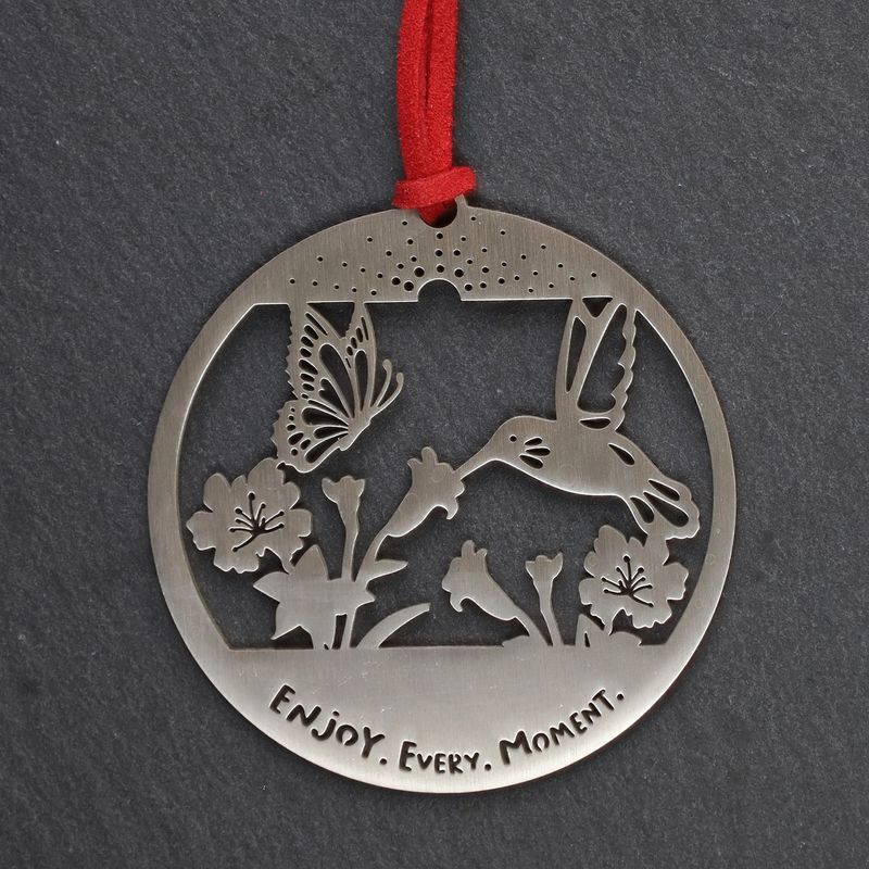 Hummingbird Steel Ornament