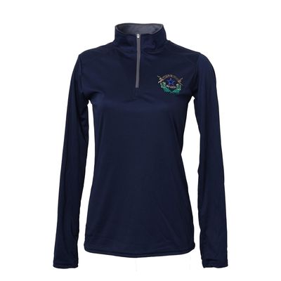 B-B Core Q Zip Pullover Navy
