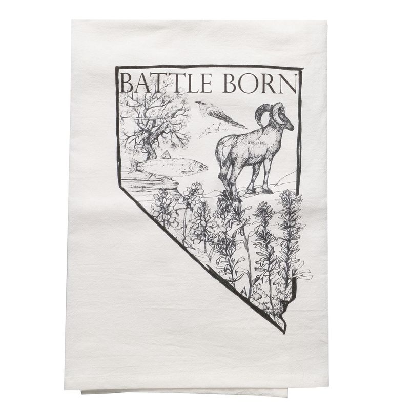 Nevada Symbols Flour Sack Towel