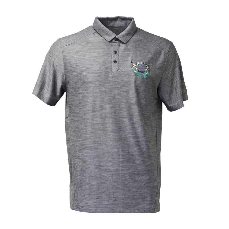 Battle Born Slate Grey Polo