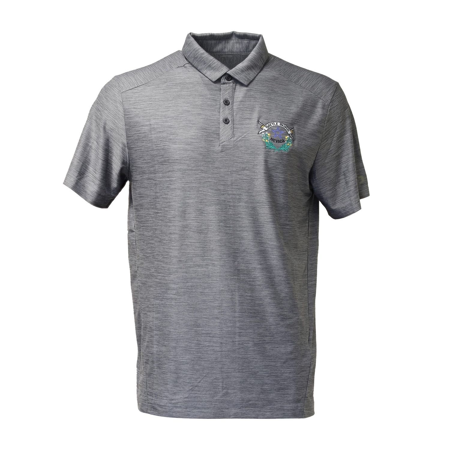 Battle Born Slate Grey Polo, Size: Small