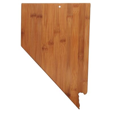 Nevada Shaped Serving &amp; Cutting Bamboo Board