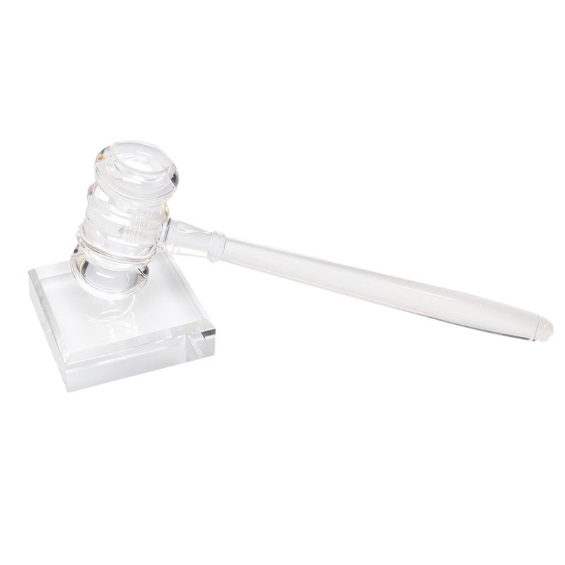Acrylic Gavel w/ Sound Block