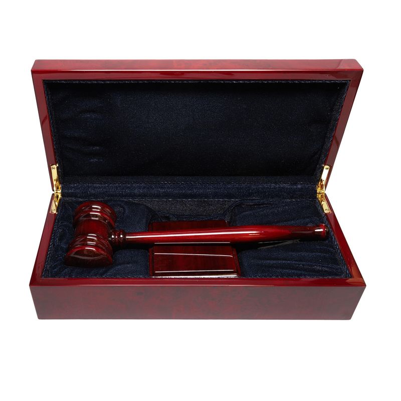 Rosewood Gavel Set