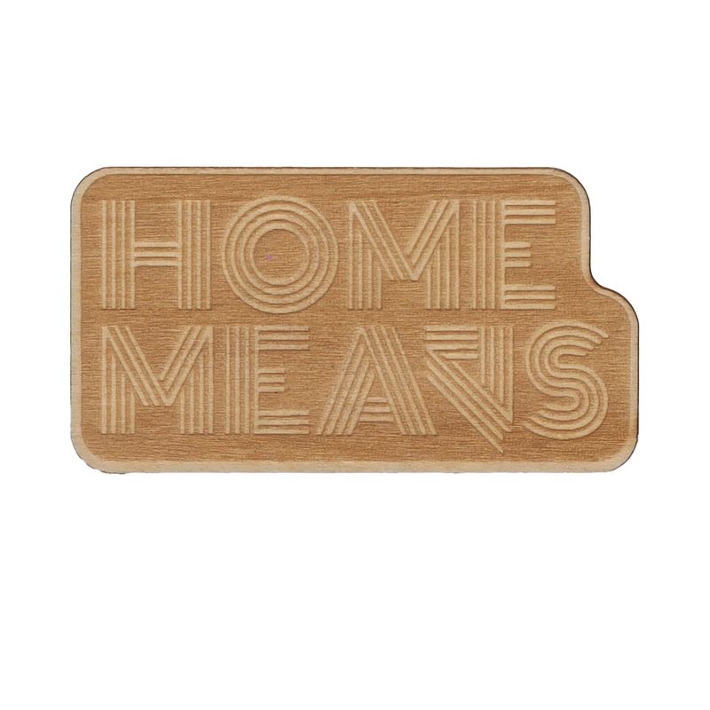 Home Means Wood Magnets