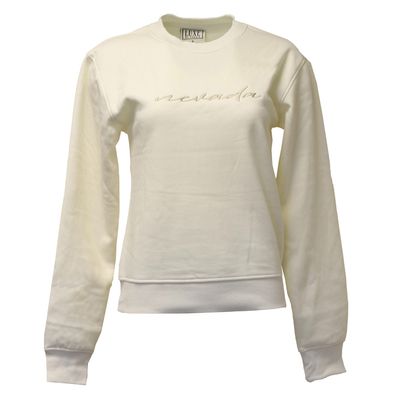 Nevada Easy Script Sweater - Off White
