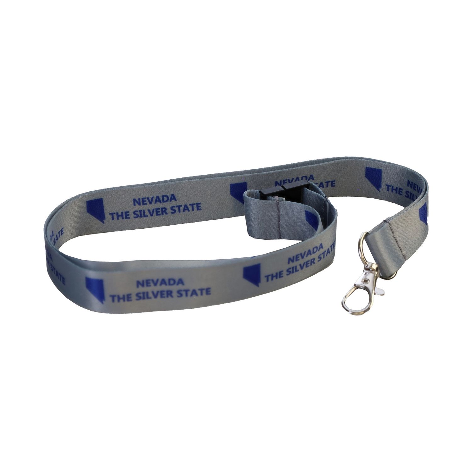 Lanyard-  The Silver State/ Gray