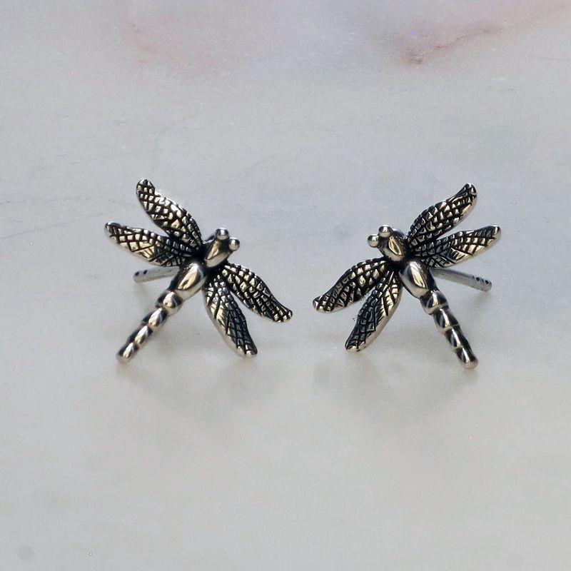 Dragonfly Post Earrings