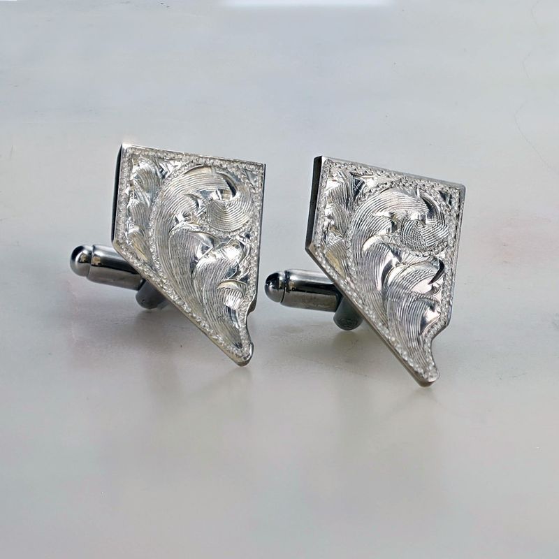 Tooled Nevada Cufflinks