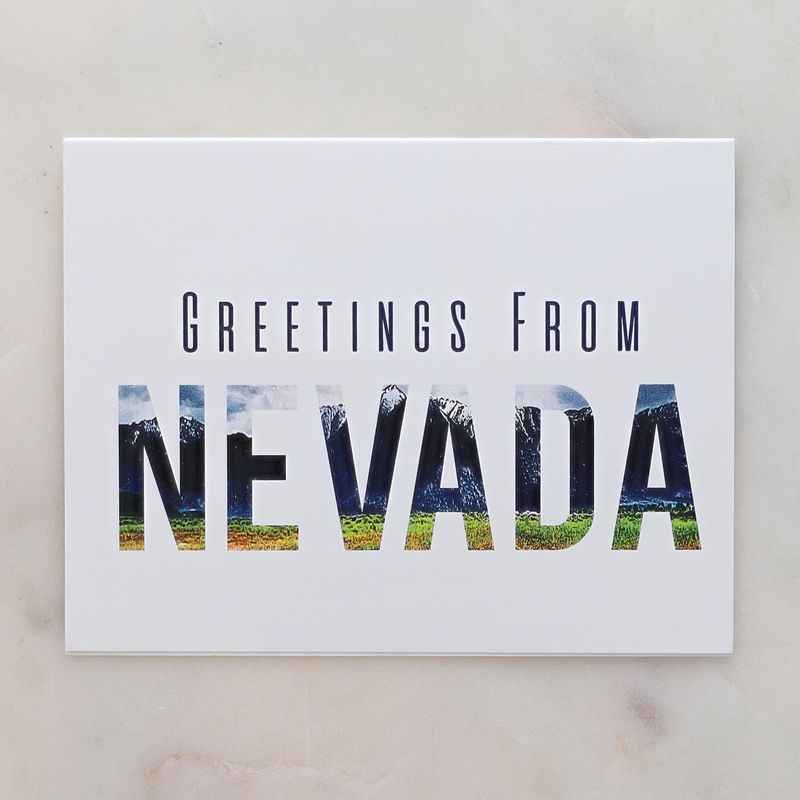 Greetings From Nevada Notecards (Set of 8)