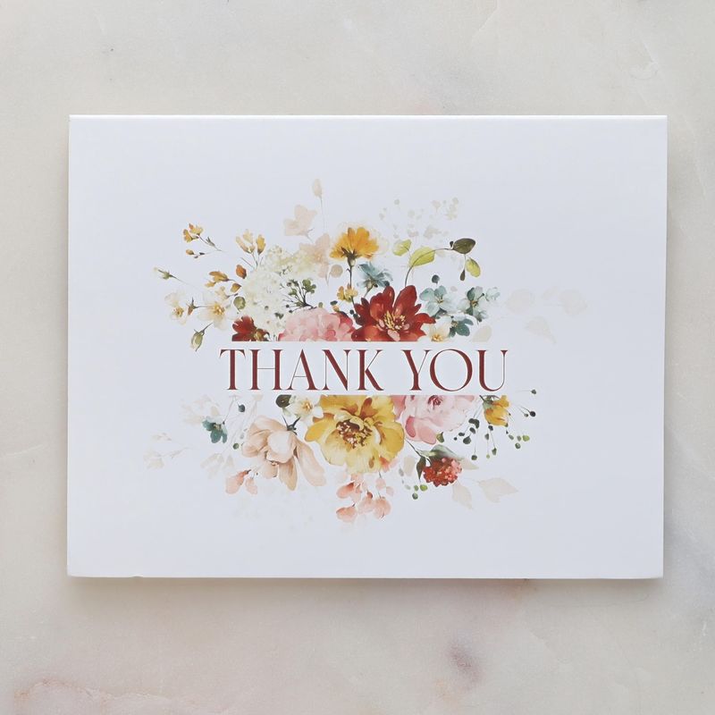 Floral Thank You Cards (Set of 8)