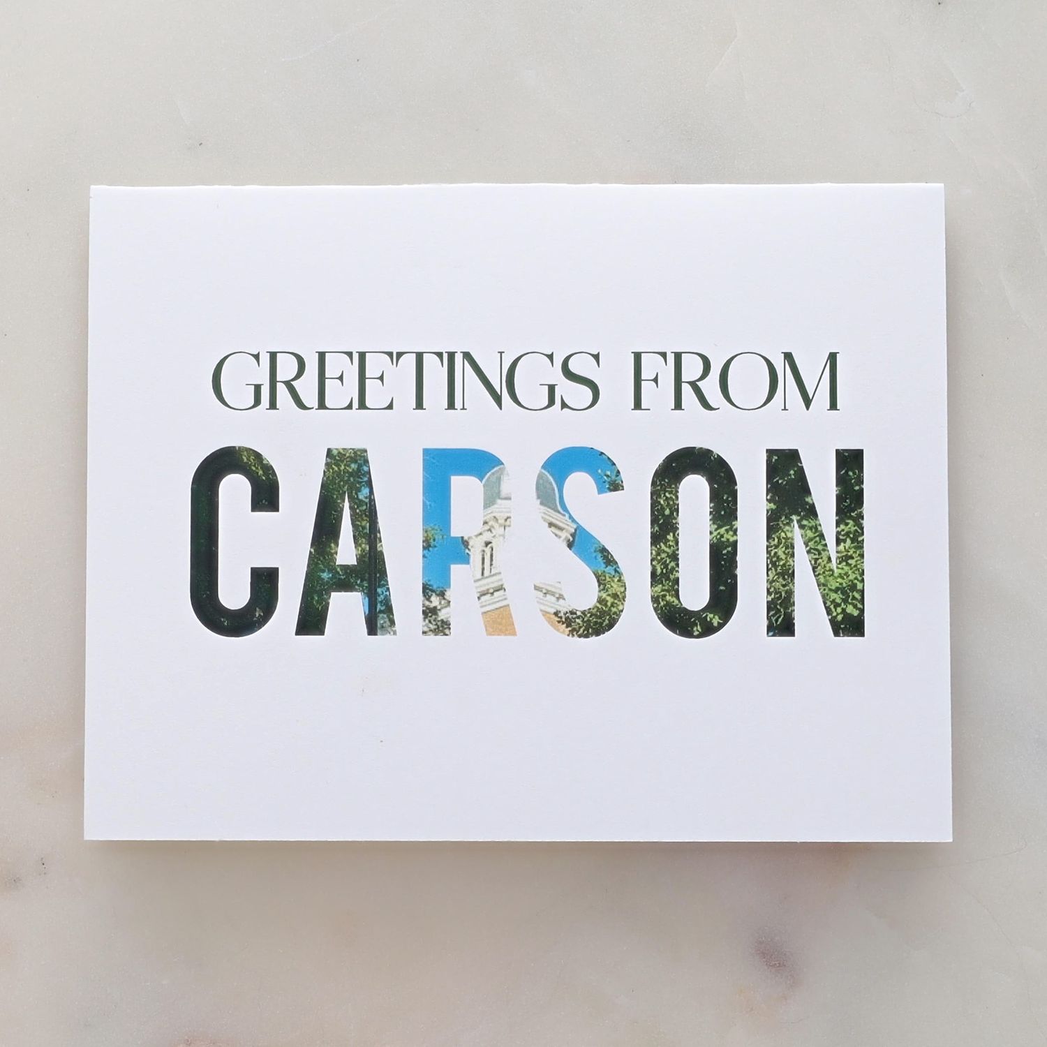 Greetings from Carson City Notecards (Set of 8)