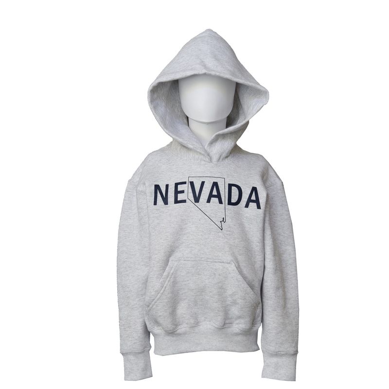 NV Youth Hooded Sweatshirt - Ash