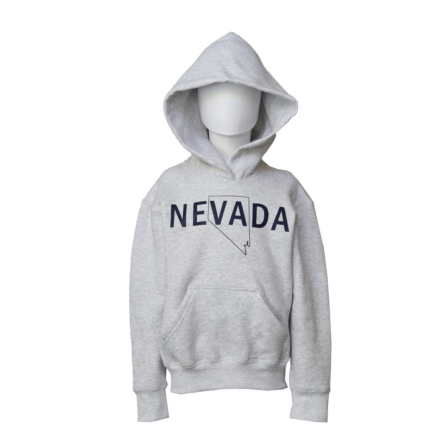 NV Youth Hooded Sweatshirt - Ash, Size: XSmall