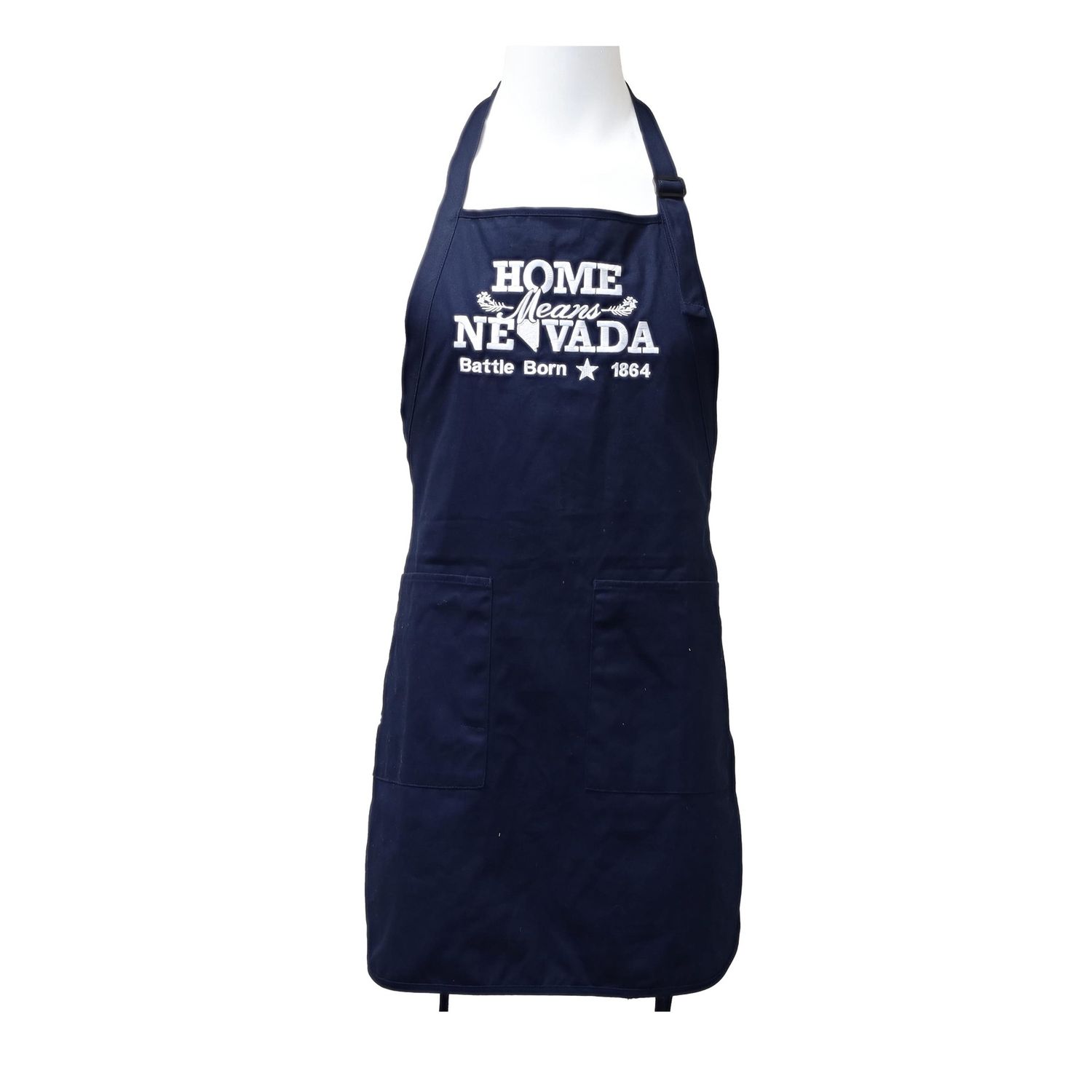 Apron with Home Means Nevada Logo