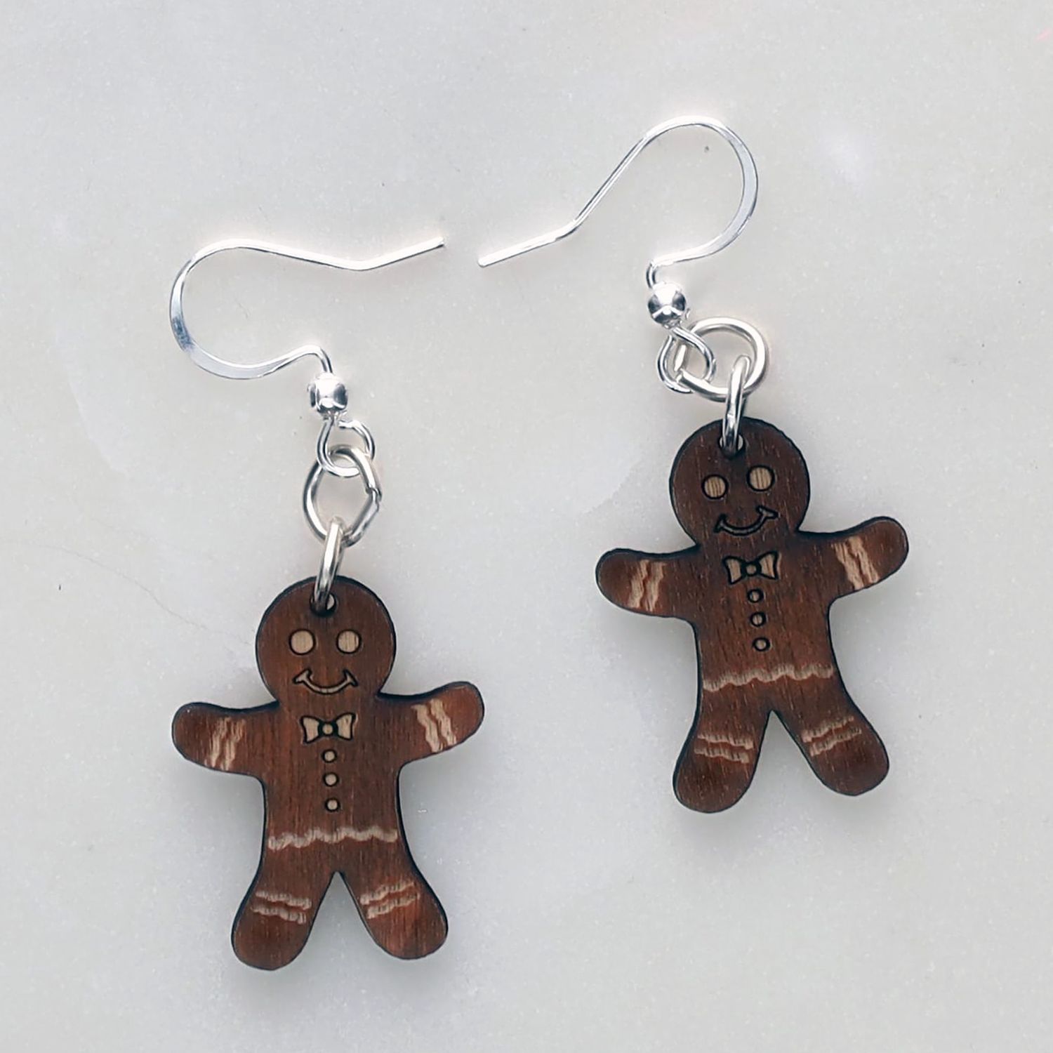 Gingerbread Man Earrings