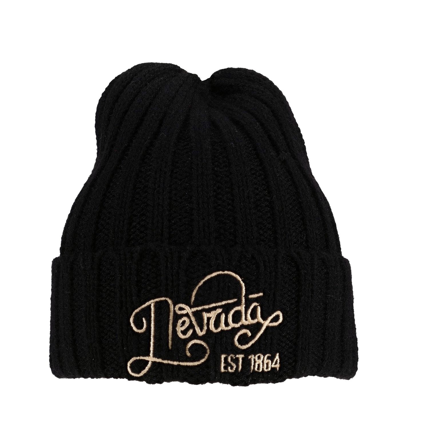 Nevada Cable Knit Beanie, Colour: Black