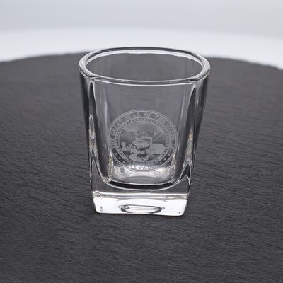 State Seal True Square Shot Glass