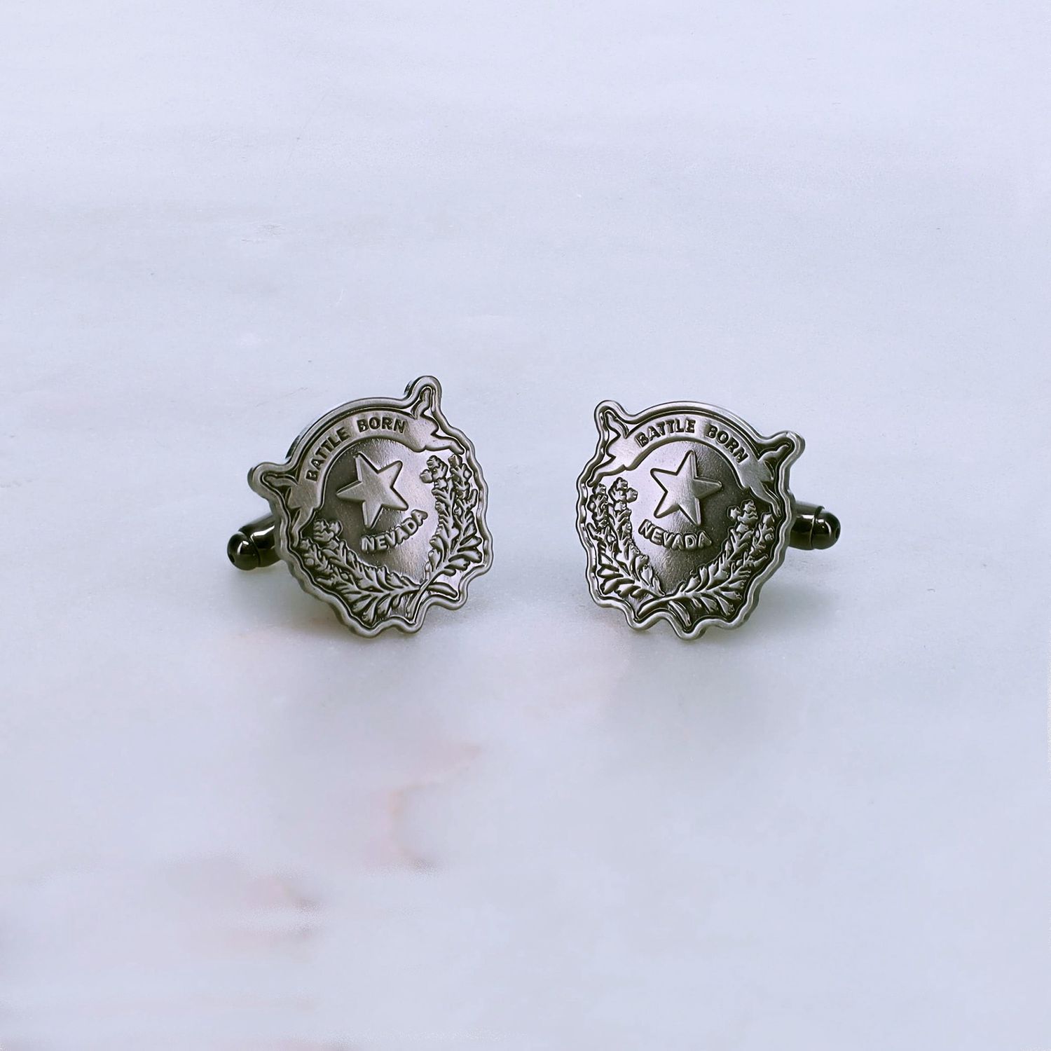 Battle Born Cufflinks - Silver