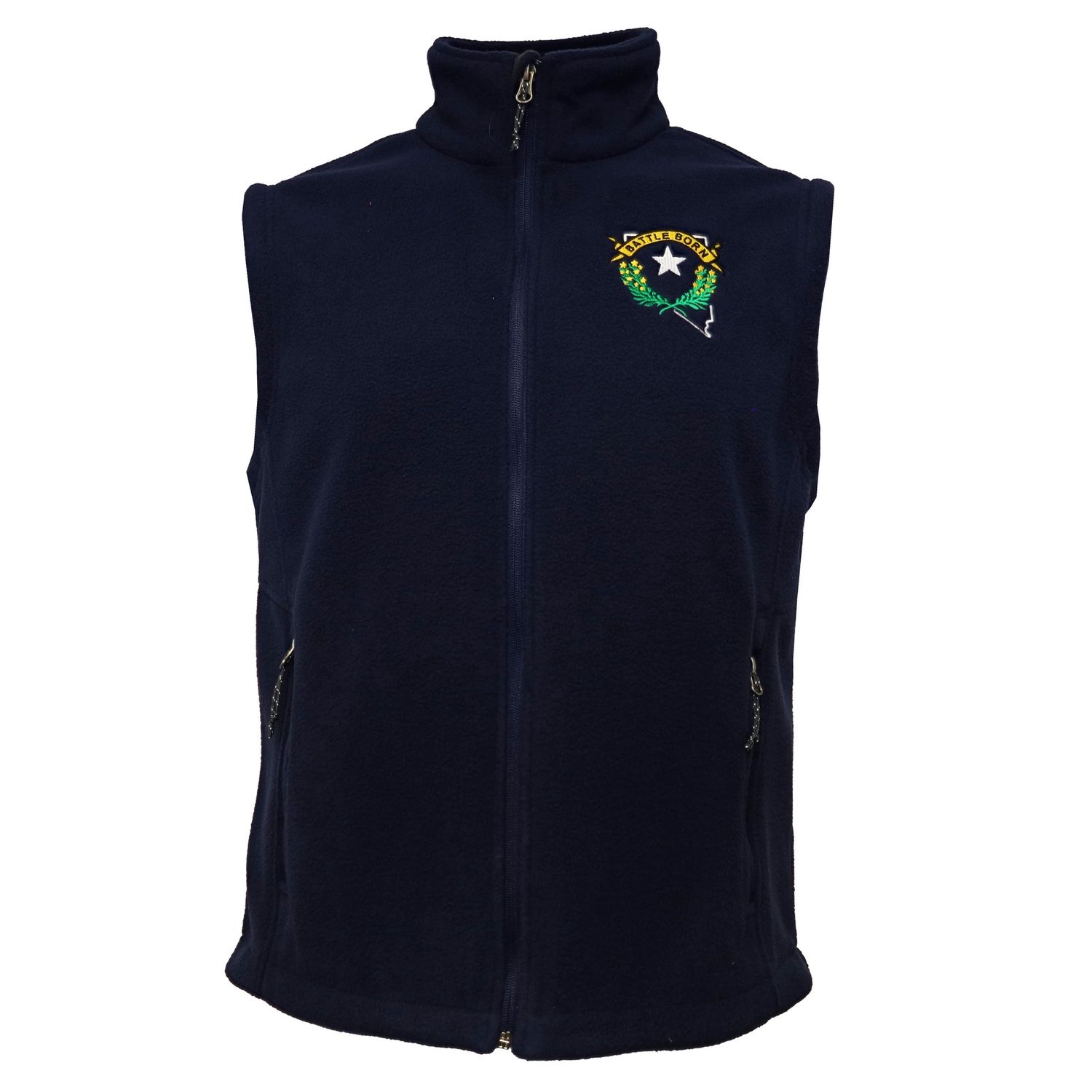 Battle Born Fleece Vest | Navy, Size: Small