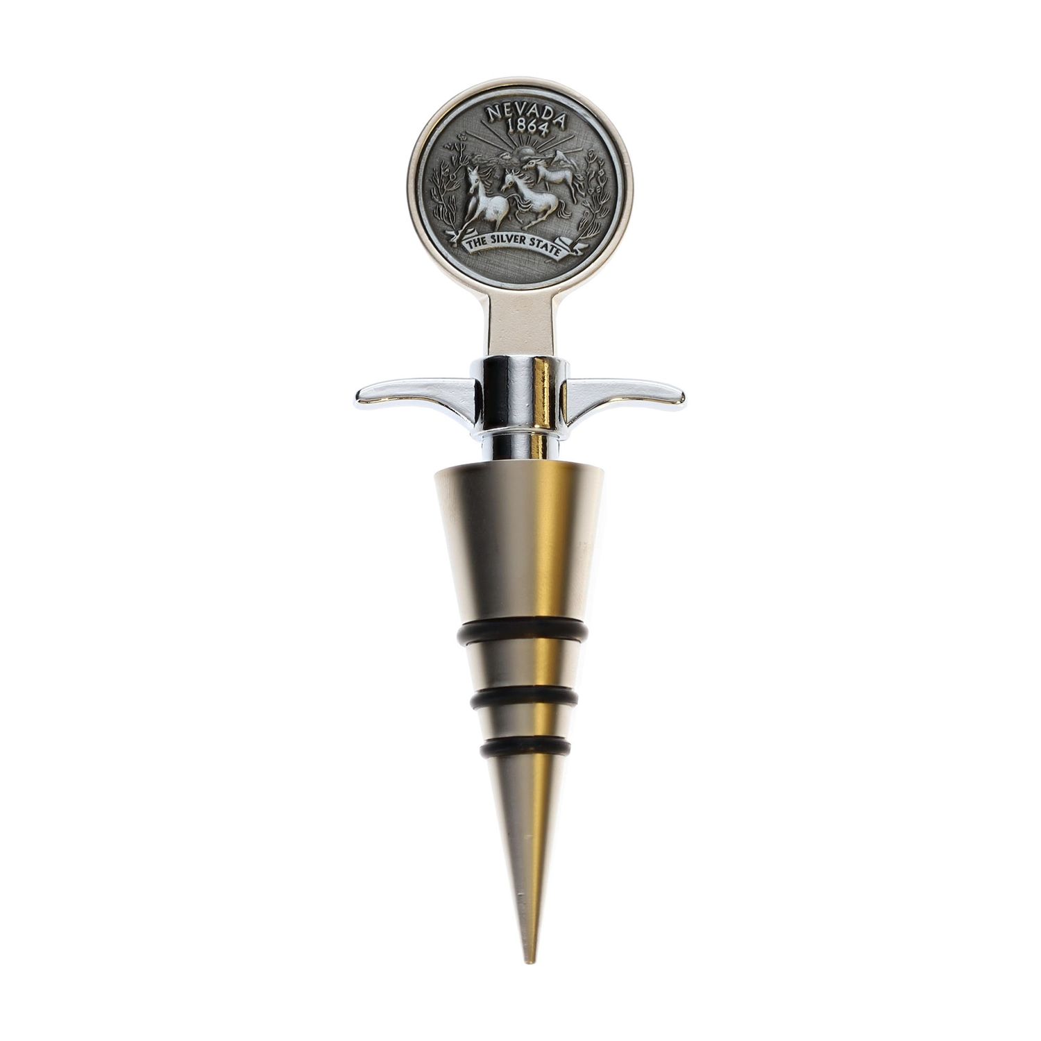 Cameo Corkscrew Bottle Stopper